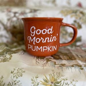 NWOT burton + BURTON Good Mornin’ Pumpkin coffee cup